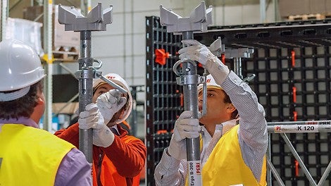 Forming with DUO is simple as there are only few formwork rules to follow. The training effort and requirements for the users are therefore kept very low.