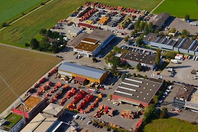 Vue aérienne du site d&#039;Ohringen, Suisse
