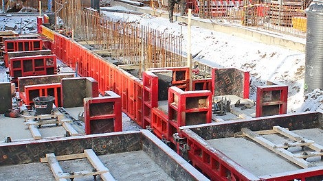 Tässä kohteessa käytettiin MAXIMO-järjestelmää myös perustuksissa.