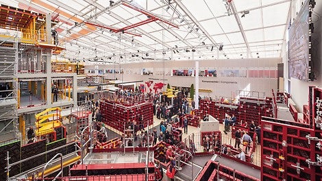 PERI formwork technology at a glance: numerous products to see and touch along with countless demonstrations of the systems were met with great interest from the visitors.