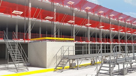 PROKIT S - Optymalny asortyment siatek, słupków oraz uchwytów umożliwia różne warianty zastosowań bez nakładów pracy związanych z planowaniem. 