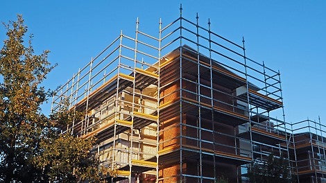 Ställningsprojekt på Landfästet i Halmstad 