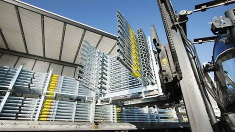 PERI livre le matériel d&#039;échafaudage et de coffrage rapidement et en toute sécurité sur les chantiers dans toute l&#039;Allemagne.