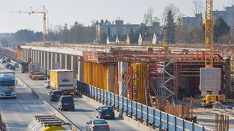 Galerieschalwagen und V-Stützen