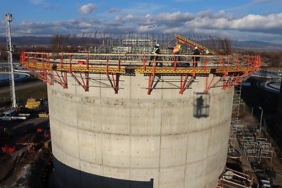 Монтаж на кофражни панели - система VARIO 