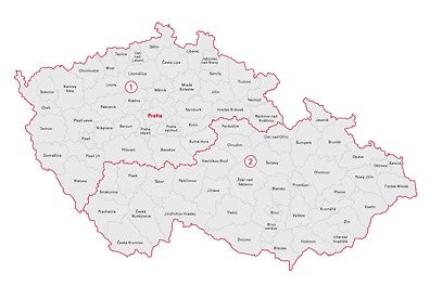 Regiony manažerů odbytu překližek