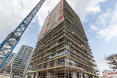 Фасадна система скеле PERI UP Easy - бързо, лесно и безопасно