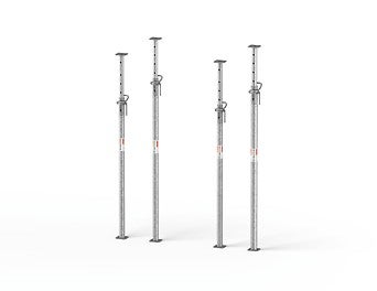 Die PEP Alpha-2 ist eine tragfähige Deckenstütze aus Stahl und mit einer Auszugslänge von bis zu 5,00 m ideal für den Wohnbau geeignet<br/>