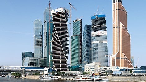 volution Tower je súčasťou obchodného centra &quot;Moskow City&quot;, ktoré bolo postavené s PERI know-how