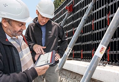 De la valeur ajoutée tout au long de la chaîne de valeur : à cet égard, PERI a présenté, entre autres, de nouvelles solutions numériques. Un point fort : le planificateur DUO, une application pour une planification aisée du coffrage léger universel DUO.