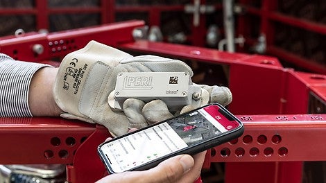 使用派利材料定位器能够在材料从仓库到施工现场以及返回的过程中，快速、精确地定位材料。