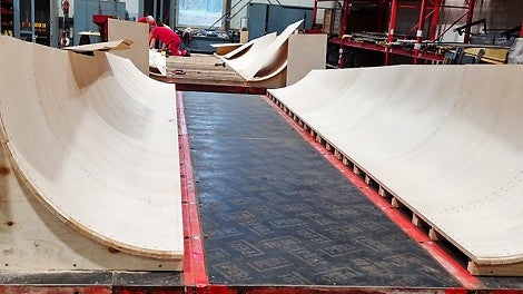 Autostrada A18, obiekt WD 58 - pierwomontaż deskowań.