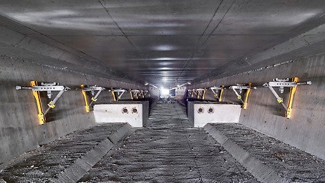 Das VIL Wandlager mit Schnellausschalmechanismus beschleunigte und vereinfachte den Arbeitsablauf und trug maßgeblich dazu bei, den engen Zeitplan und den vorgegebenen Wochentakt einzuhalten.