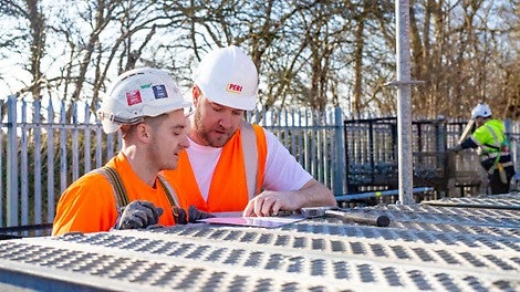 We offer accredited classroom theory and practical training on using PERI UP scaffolding systems at our premises throughout the UK or your job site.