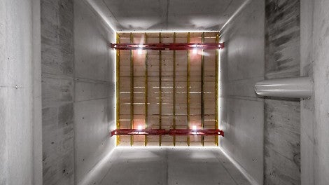 Neubau mit insgesamt 18 Siloeinheiten.