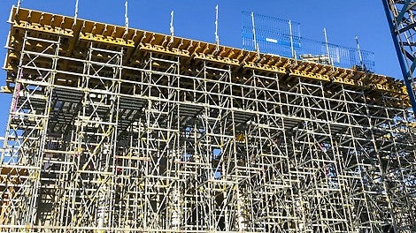 PERI UP shoring løsning inkl. arbejdsdæk