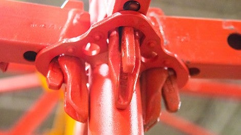 The PERI UP MI Rosett allows for connecting at up to 45°.