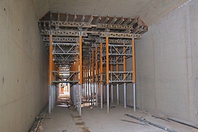 Infrastructure formwork for a driverless rail link service.