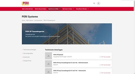 my PERI Produktseite