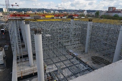 PERI zajistilo bezchybné digitální řešení a včasné dodávky bednění a lešení na stavbu v průběhu celé výstavby