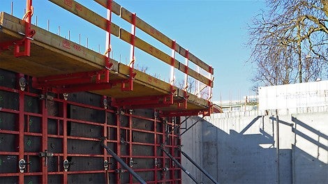 MAXIMO Väggform - Snabbare formsättning med formstagsteknik utan distansrör och koner