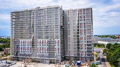 Rusztowanie fasadowe PERI UP Easy