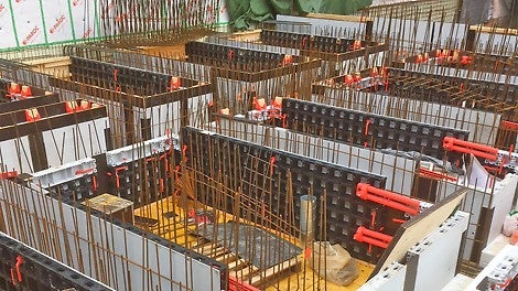 DUO toimi erittäin monikäyttöisesti Jyväskylän Holvissa: Tässä toteutuksessa arinapalkin kyljet.