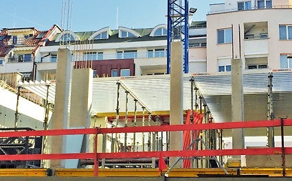 Кофриране на плоча със система GRIDFLEX