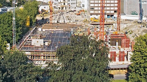 Schnelle Schalzeiten erreicht – mit eingespieltem Baustellenteam, MAXIMO und SKYDECK