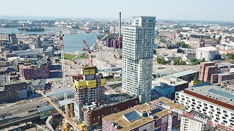 Loiston rakennusvaihetta kesällä 2019.