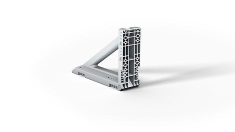 Kunststoff Abschalwinkel für Deckenrandabschalungen und leichten Unterzügen bis 50 cm Höhe