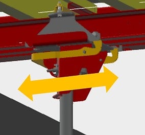 Tête d&#039;étai du FLEXIDECK
