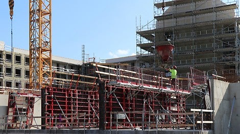 MAXIMO Väggform används för att gjuta väggar