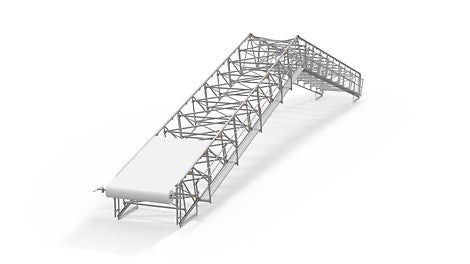Das PERI UP Wetterschutzdach für große Spannweiten ist flexibel einsetzbar für Sanierung und Neubau - für Spannweiten bis zu 45 Metern.<br/>