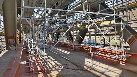 Železniční most, Děčín<br/>Pojízdná prostorová konstrukce