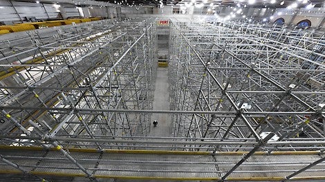 מערכת פיגום פרי אפ איזי משולבת עם מגדלי תמיכה מסוג פרי אפ.