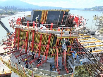 淡江大橋（Danjiang Bridge Project）現場写真（2023年8月22日撮影）