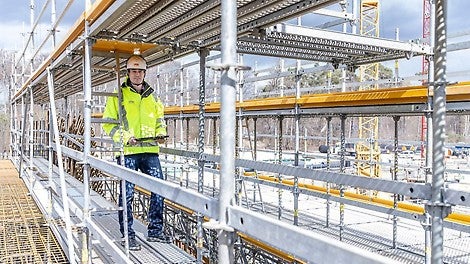 Herramienta de estimación de andamio PERI