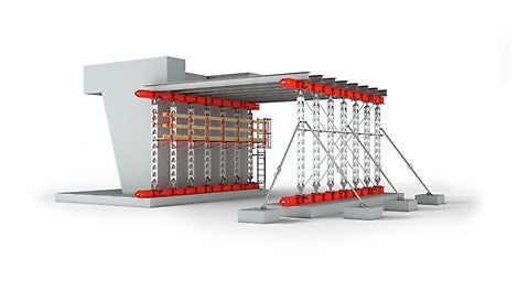 PERI Schwerlaststütze HD 200 - die leichte Stütze für Lasten bis zu 200 kN<br/>