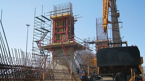 Efficient formwork solutions for port terminal storage areas