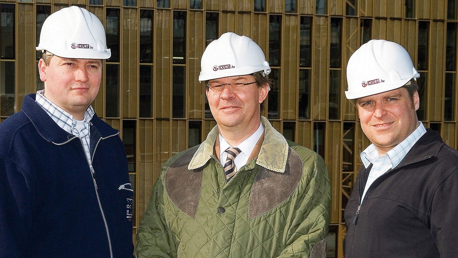 Patrick Federmeyer, Senior Site Manager - Claude Johann, Technical Director - Florian Krämer, Project Manager