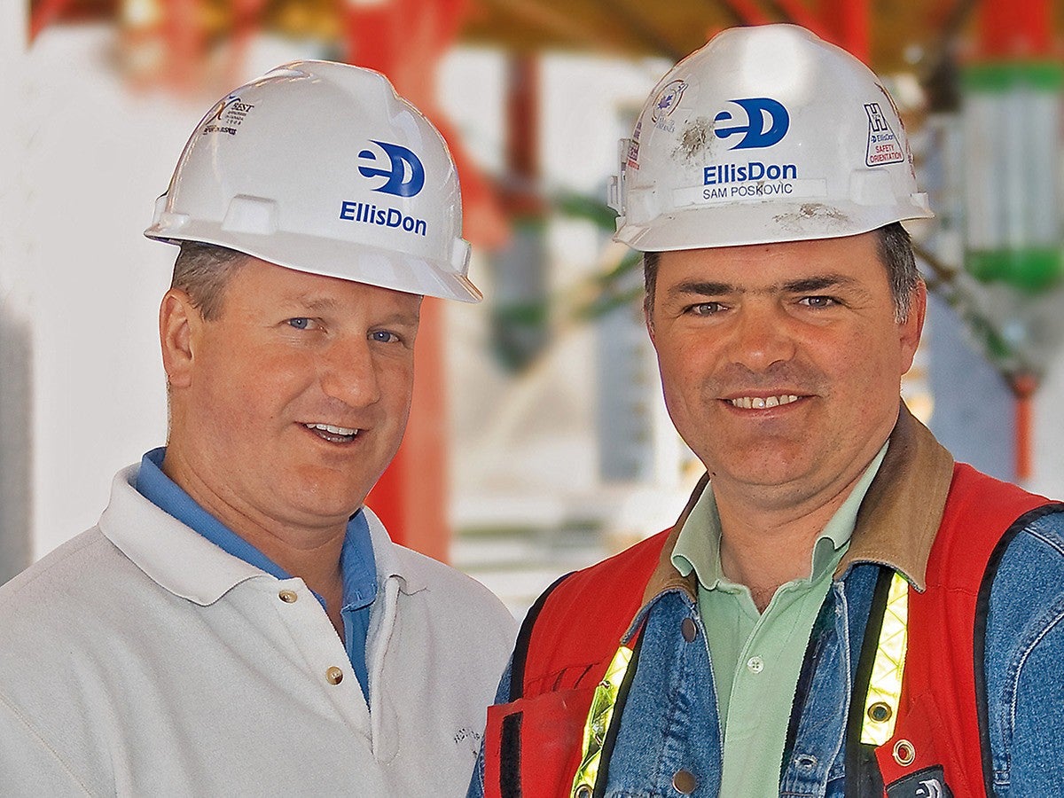 Scott Thompson, Project leader and Sam Poskovic, Foreman