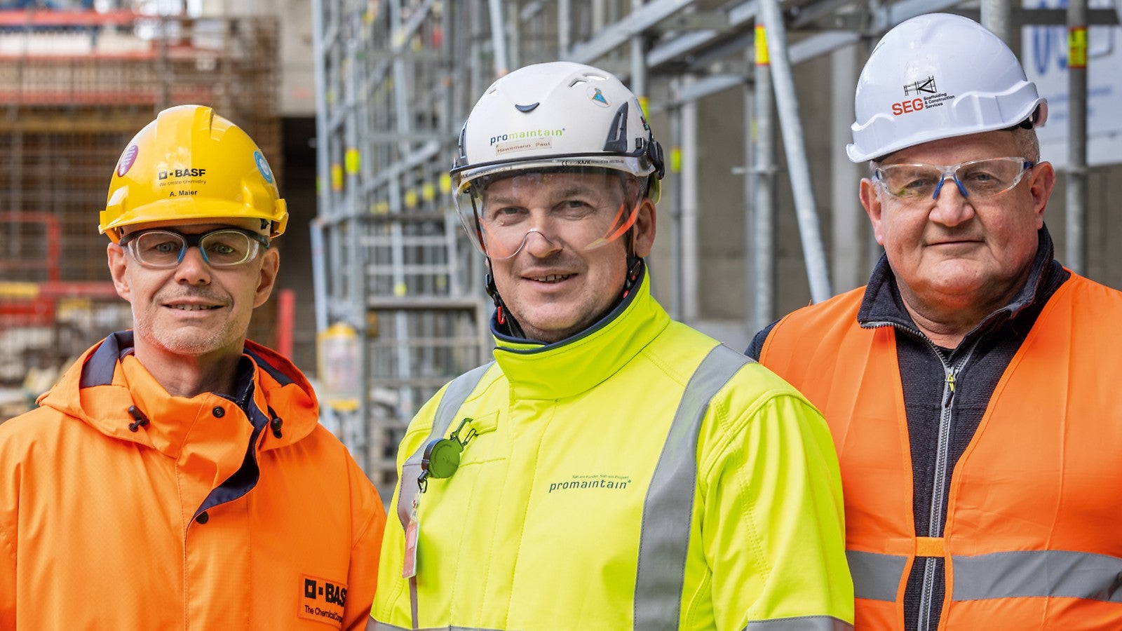 Portraitaufnahme von Andreas Maier, Paul Hawemann, Frank Frohmann