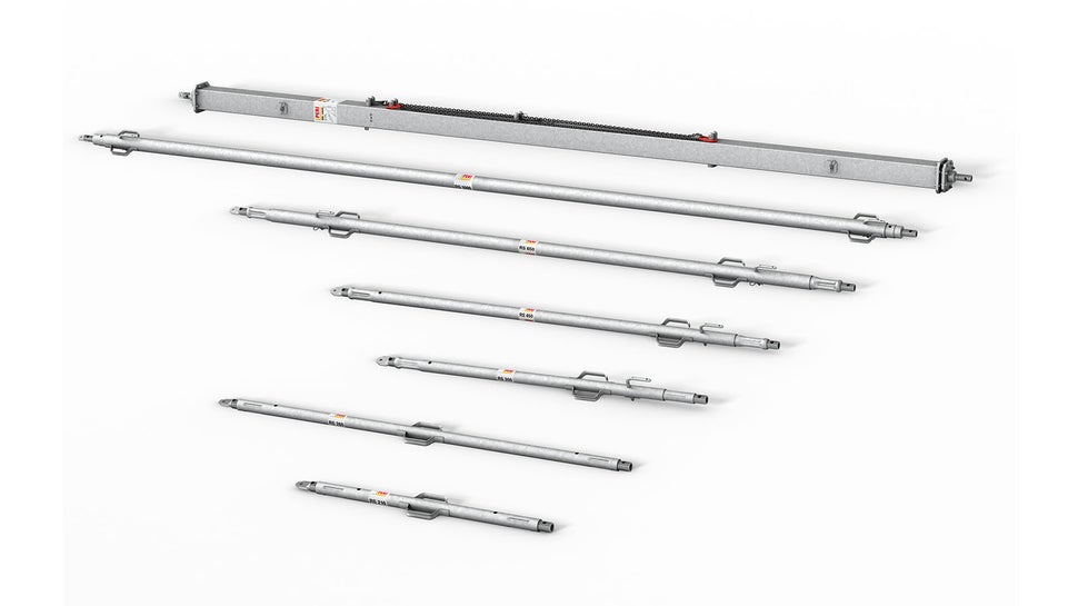 Une gamme complète télescopique jusqu'à 14,00 m