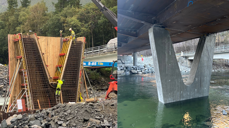 Elverhøybrua - Spesialforskaling