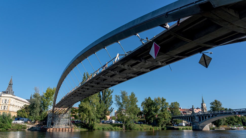 Nová lávka pro pěší a cyklisty, Nymburk