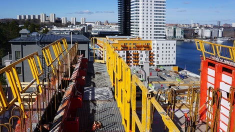 TRIO Housing används vid byggnation av Brohuset i Stockholm. 