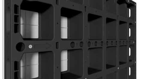 No measuring needed due to imprinted imperial column dimensions in 2“ increments. Corner connectors attach in seconds. Watch the video (in the second tab) to see how the column is assembled.