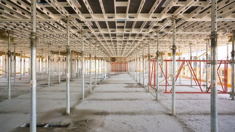 Едроплощните елементи на системата водят до оптимизиране на броя на подпорите