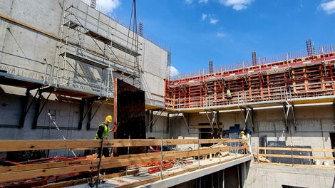 Budowa nowego gmachu Akademii Muzycznej w Katowicach.